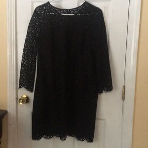 Black lace dress